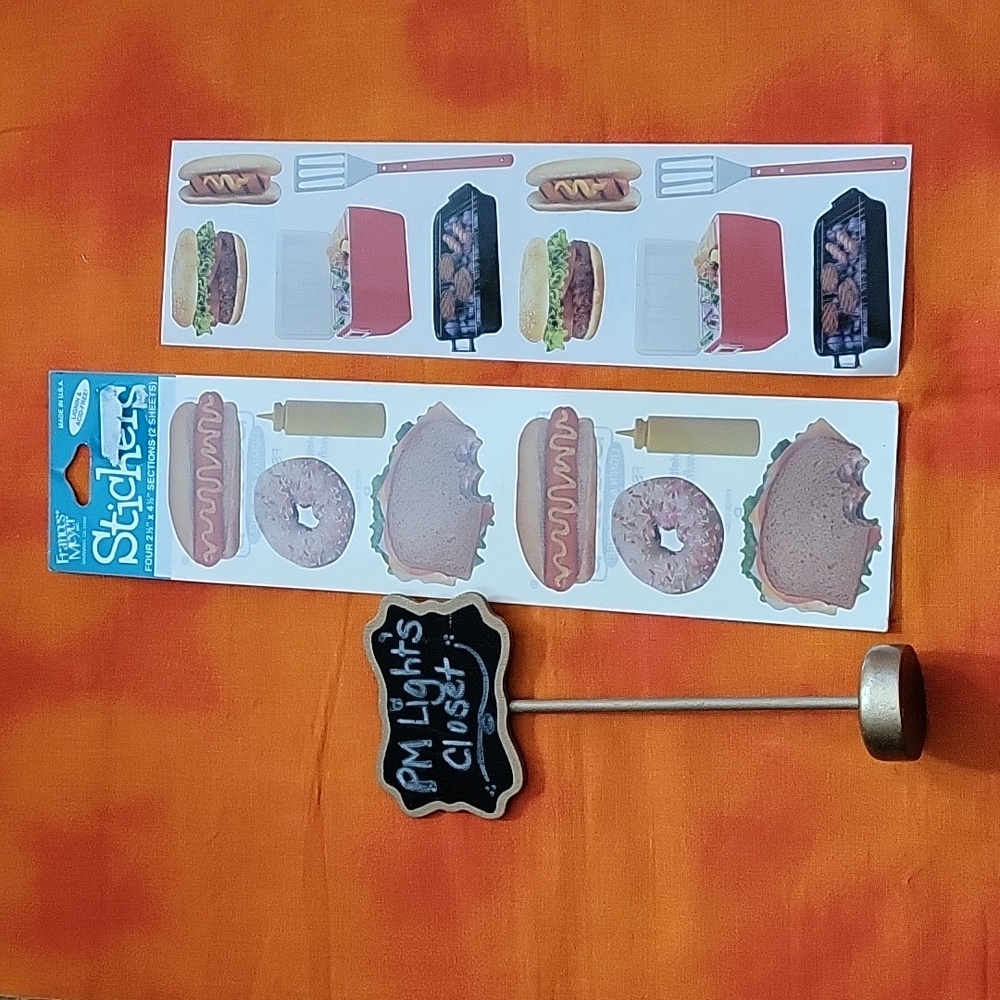 Frances Meyer Scrapbook Stickers New Food Cook-Out Lunch
